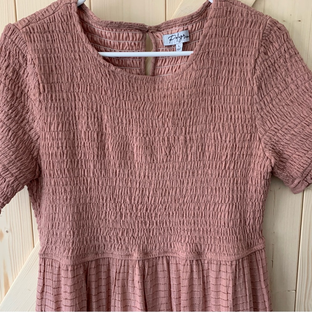 Polagram Smocked Midi Dress - Picture 6 of 11